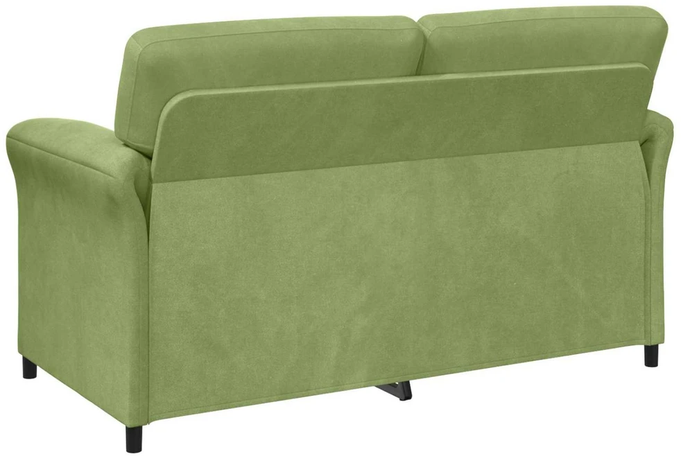 Dvitaškė sofa Šviesiai žalia 158 x 83 x 95 cm Aksomas