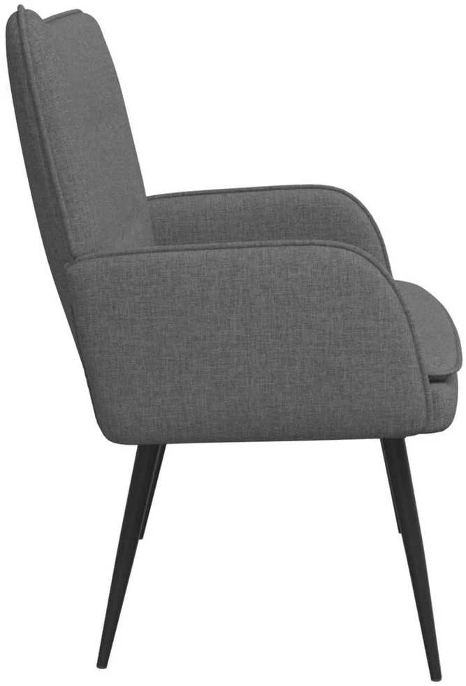 Dvitaškė sofa Tamsiai pilka 115 x 61 x 87 cm Audinys
