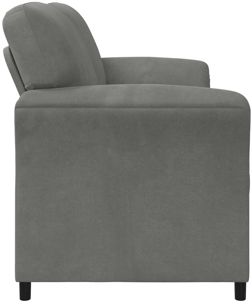 Dvitaškė sofa Tamsiai pilka 158 x 83 x 95 cm Aksomas