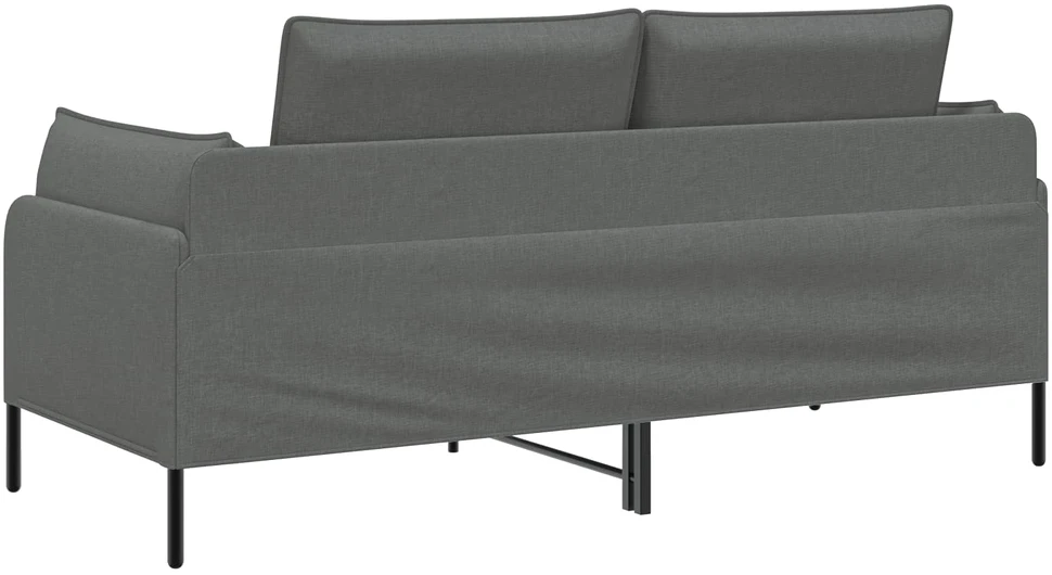 Dvitaškė sofa Tamsiai pilka 188 x 81 x 89 cm Audinys