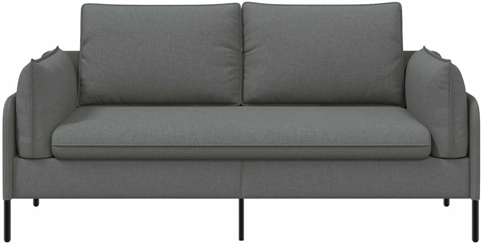 Dvitaškė sofa Tamsiai pilka 188 x 81 x 89 cm Audinys