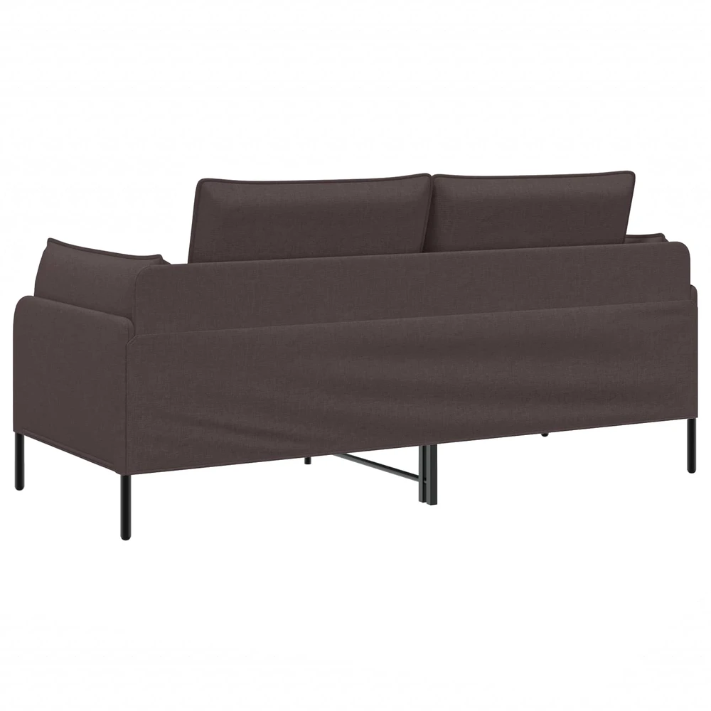Dvitaškė sofa Tamsiai rudas 188 x 81 x 89 cm Audinys