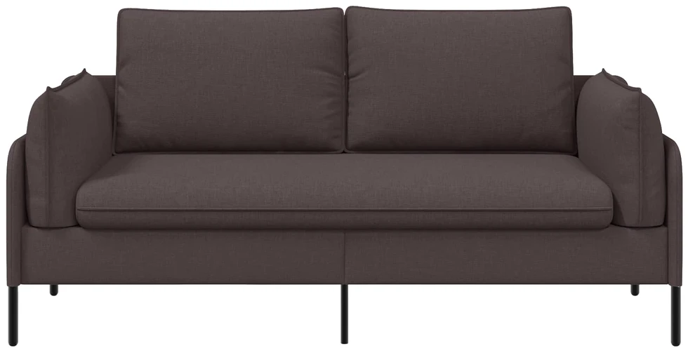 Dvitaškė sofa Tamsiai rudas 188 x 81 x 89 cm Audinys