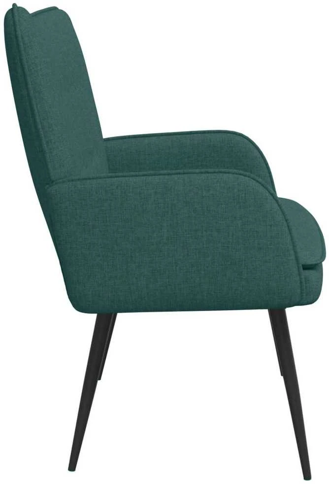 Dvitaškė sofa Tamsiai žalia 115 x 61 x 87 cm Audinys