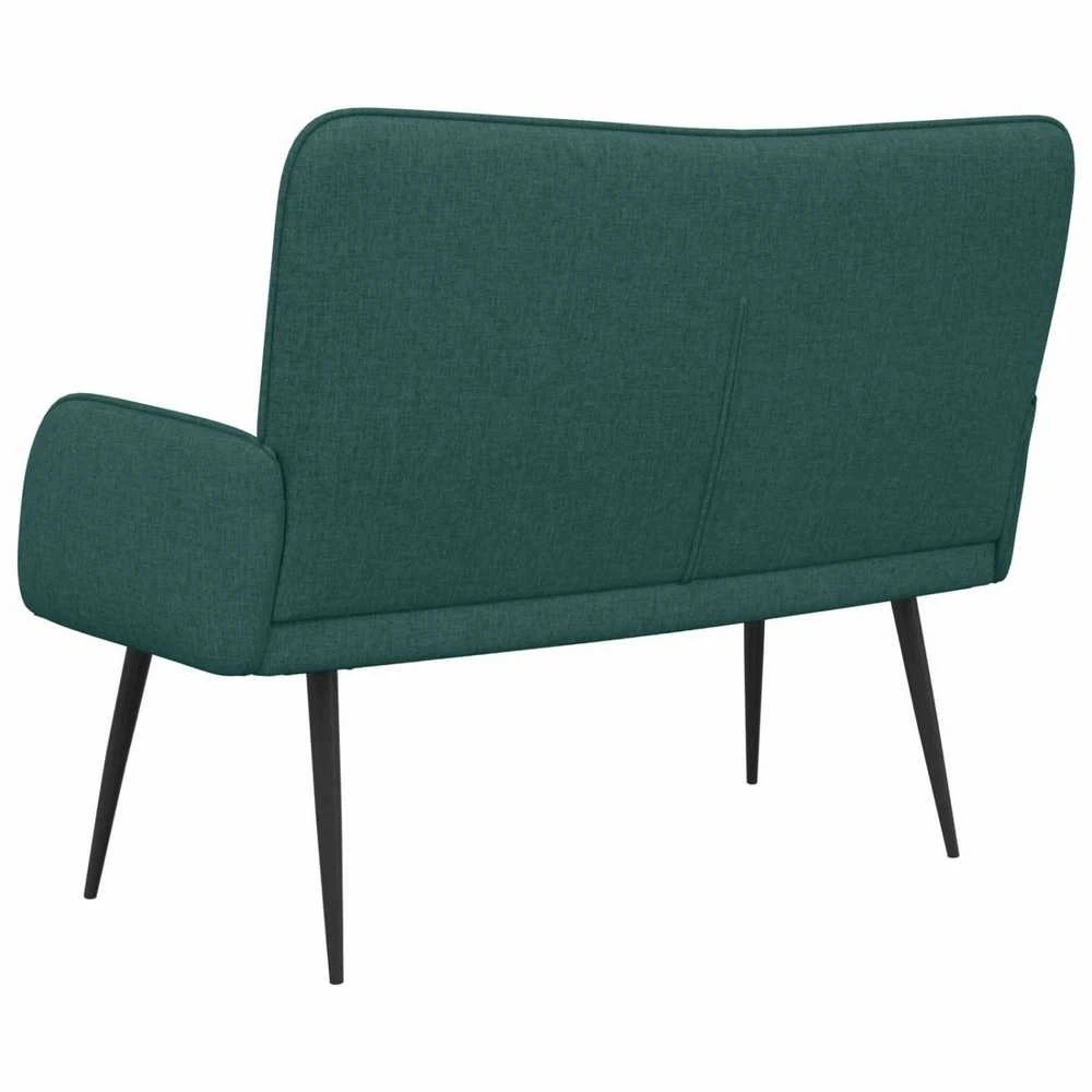 Dvitaškė sofa Tamsiai žalia 115 x 61 x 87 cm Audinys
