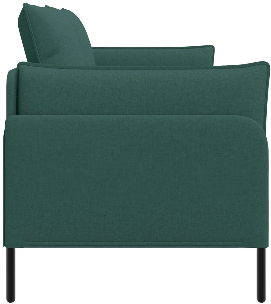 Dvitaškė sofa Tamsiai žalia 188 x 81 x 89 cm Audinys