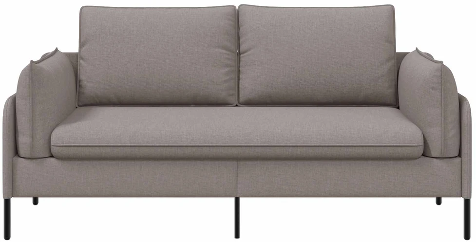 Dvitaškė sofa Taupe 188 x 81 x 89 cm Audinys
