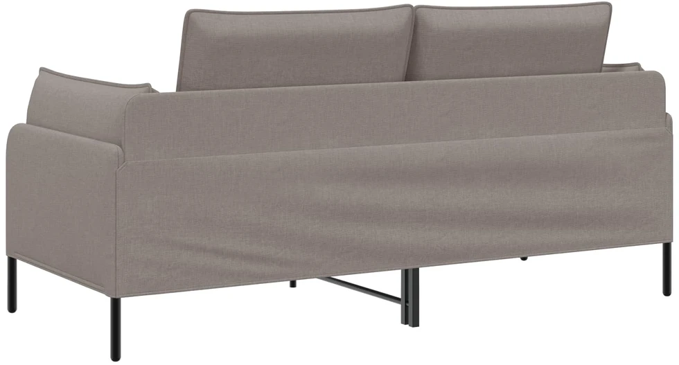 Dvitaškė sofa Taupe 188 x 81 x 89 cm Audinys