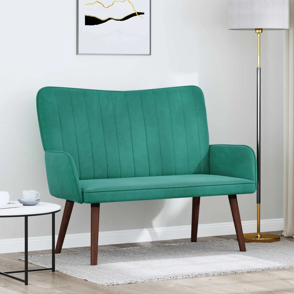 Dvitaškė sofa Turkio 115 x 61 x 87 cm Aksomas