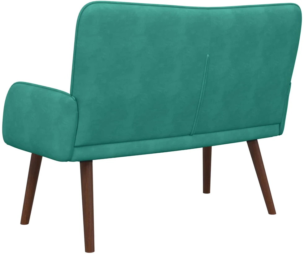 Dvitaškė sofa Turkio 115 x 61 x 87 cm Aksomas