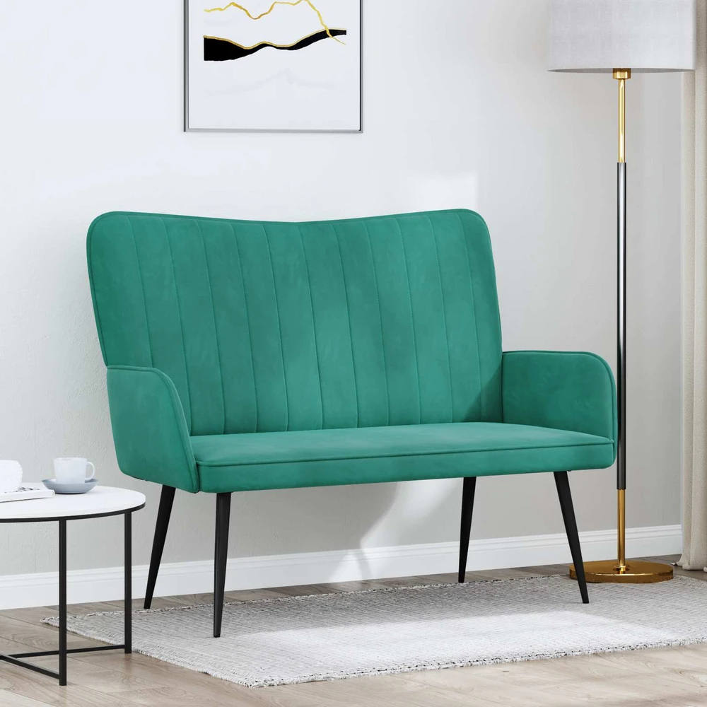 Dvitaškė sofa Turkio 115 x 61 x 87 cm Aksomas