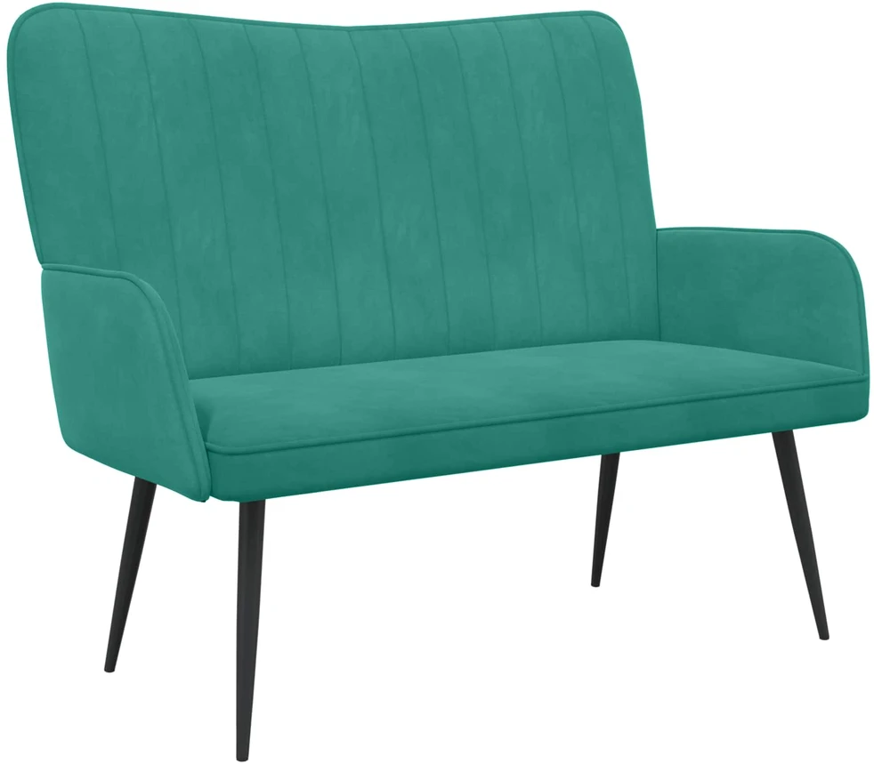 Dvitaškė sofa Turkio 115 x 61 x 87 cm Aksomas