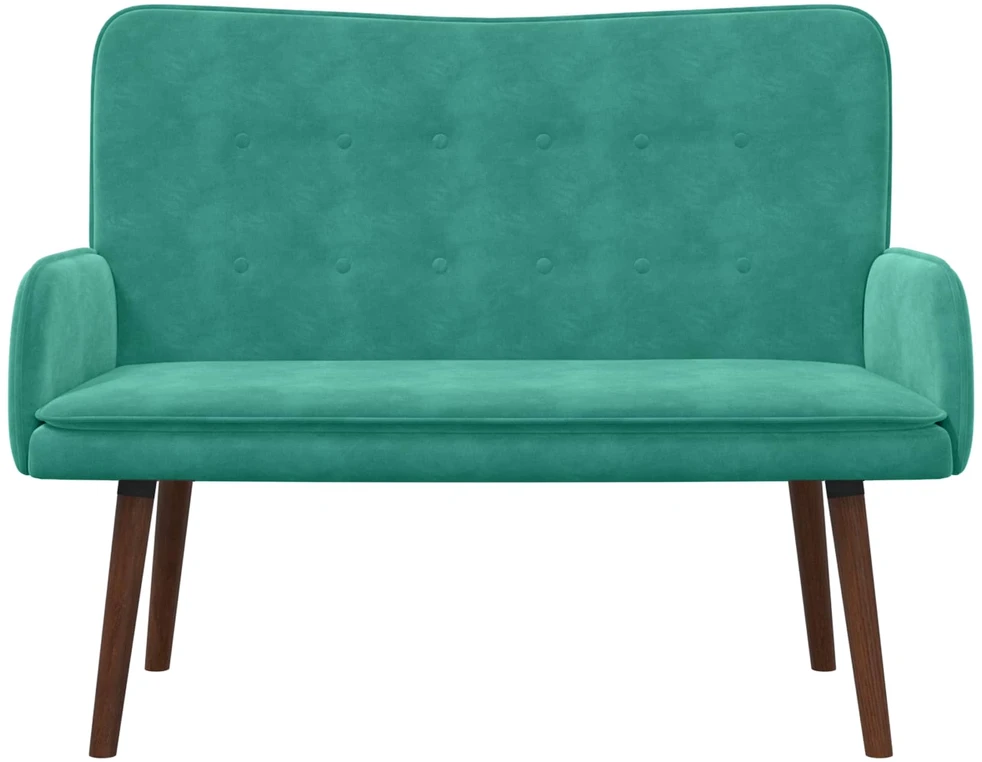 Dvitaškė sofa Turkio 115 x 61 x 87 cm Aksomas