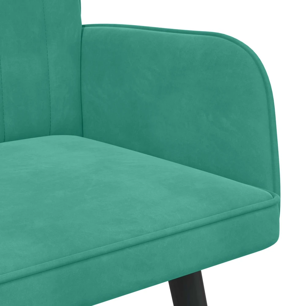 Dvitaškė sofa Turkio 115 x 61 x 87 cm Aksomas