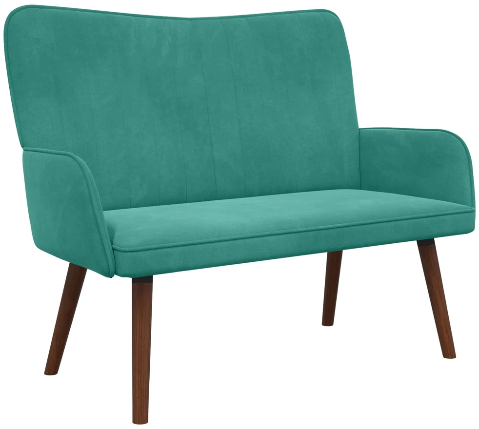 Dvitaškė sofa Turkio 115 x 61 x 87 cm Aksomas