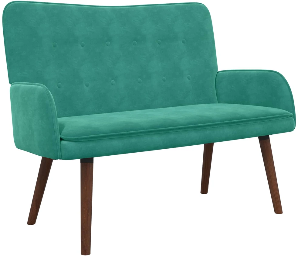 Dvitaškė sofa Turkio 115 x 61 x 87 cm Aksomas