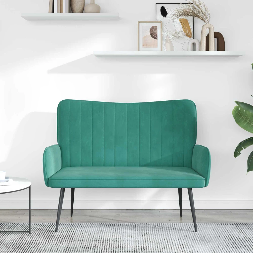 Dvitaškė sofa Turkio 115 x 61 x 87 cm Aksomas