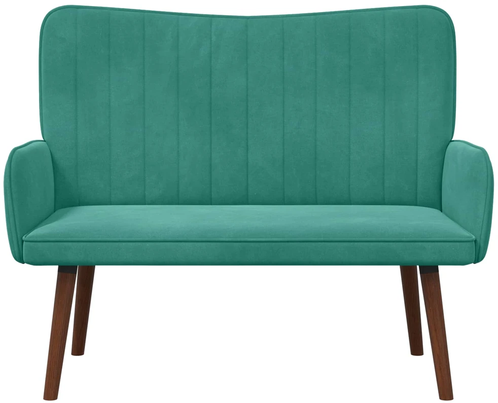 Dvitaškė sofa Turkio 115 x 61 x 87 cm Aksomas