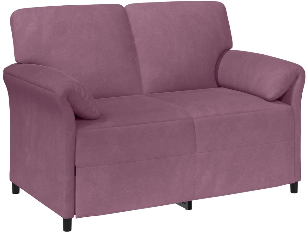 Dvitaškė sofa Violetinė 138 x 83 x 95 cm Aksomas