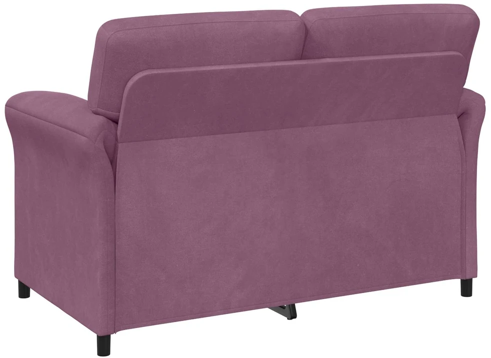 Dvitaškė sofa Violetinė 138 x 83 x 95 cm Aksomas