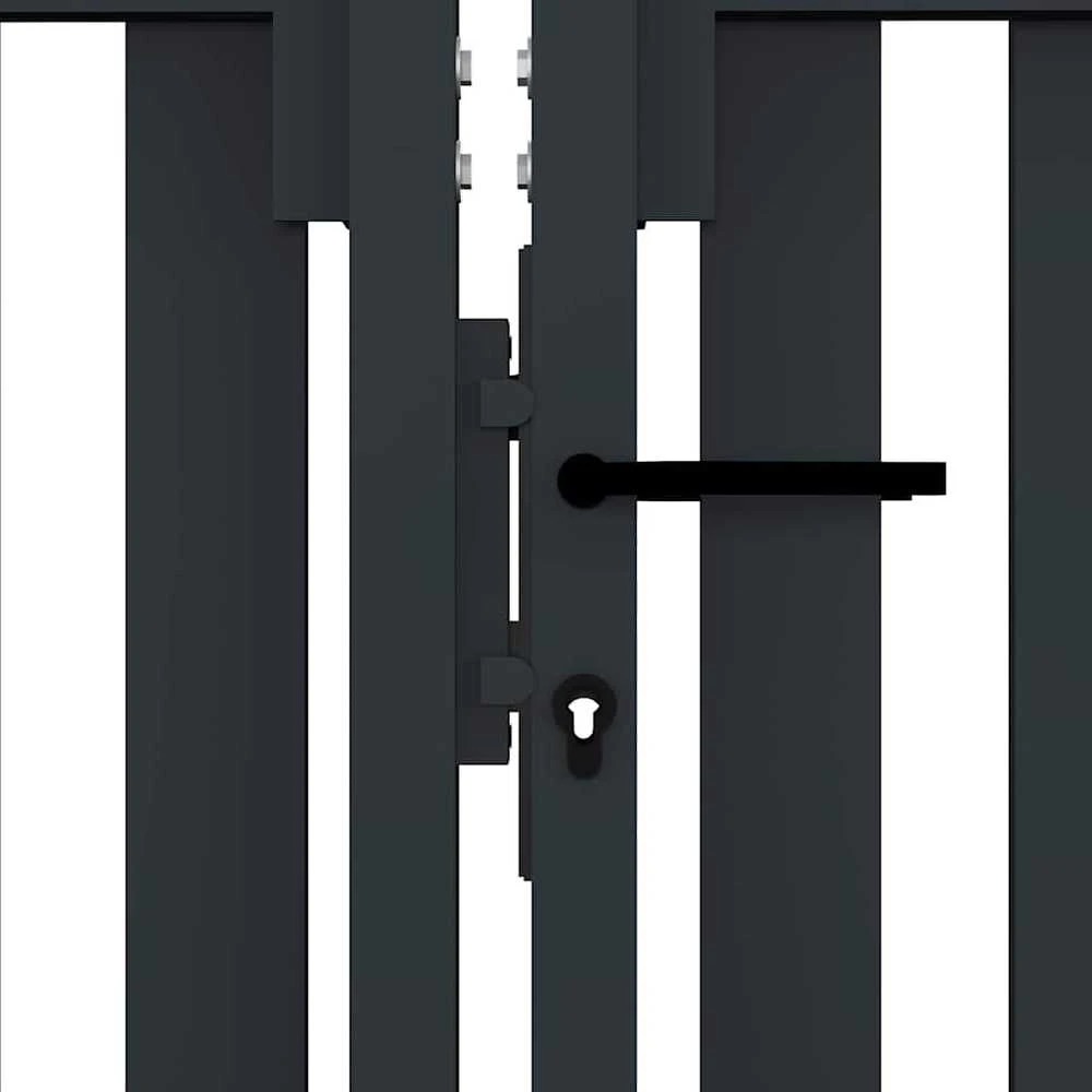 Dvigubi vartai, antracito spalvos, 306x200cm, plienas