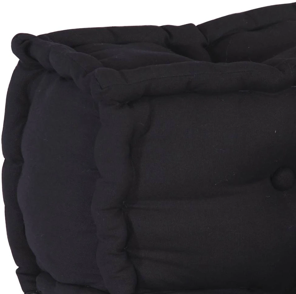Dvivietė modulinė sofa, antracito spalvos, 140x70x36, audinys