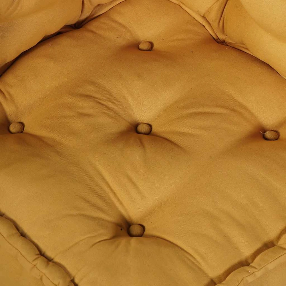 Dvivietė modulinė sofa, geltona, 140x70x36, audinys