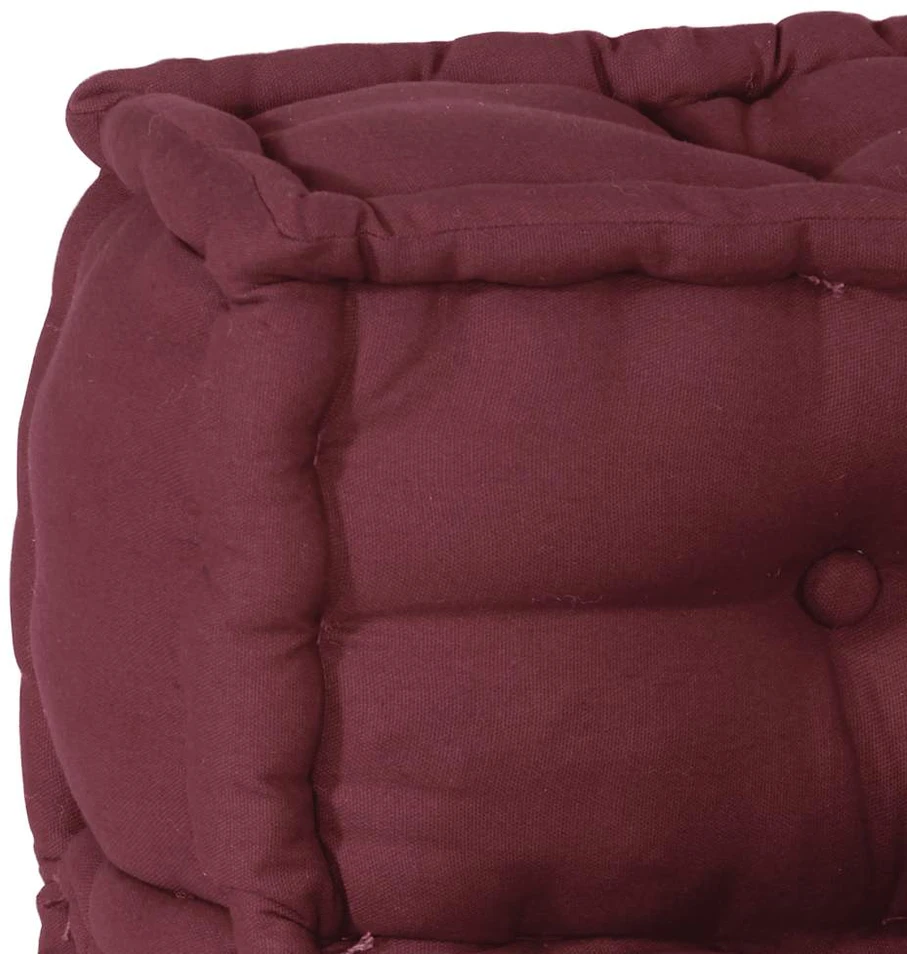 Dvivietė modulinė sofa, kaštoninės spalvos, 140x70x36, audinys