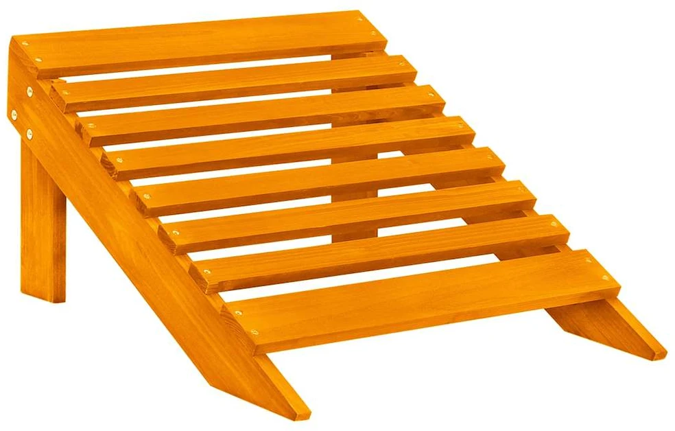 Dvivietė sodo Adirondack kėdė ir otomanė, oranžinė, eglė