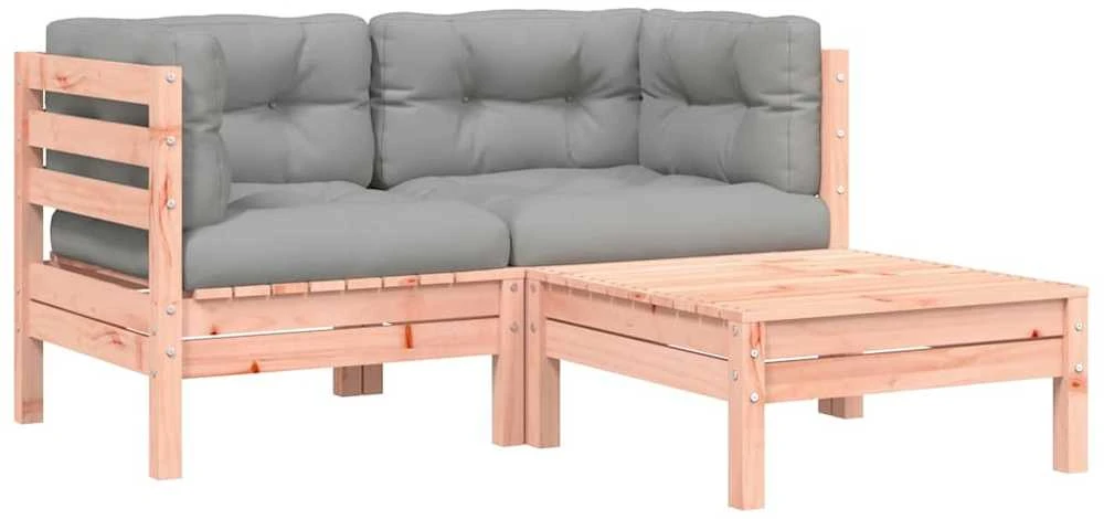 Dvivietė sodo sofa su pagalvėlėmis ir pakoja