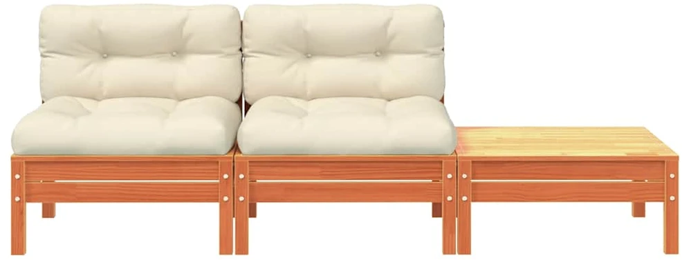 Dvivietė sodo sofa su pagalvėlėmis ir pakoja