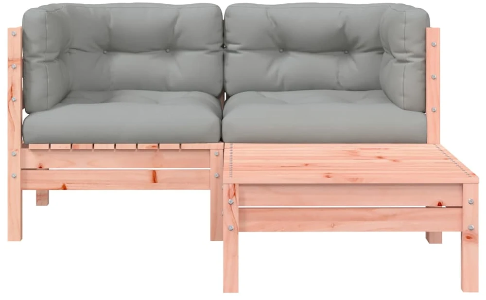 Dvivietė sodo sofa su pagalvėlėmis ir pakoja