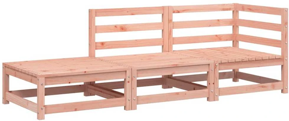 Dvivietė sodo sofa su pakoja, douglas eglės medienos masyvas