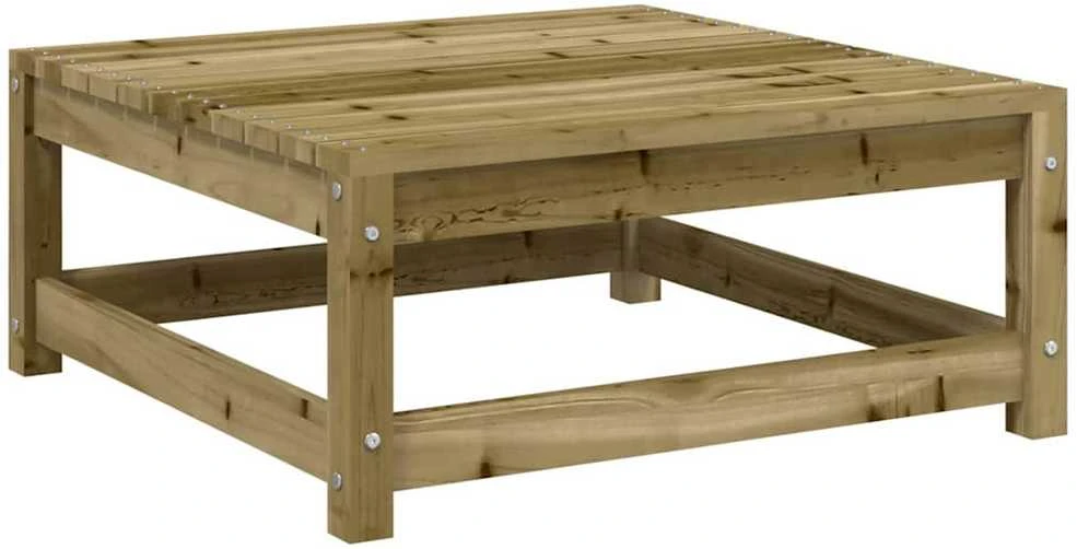 Dvivietė sodo sofa su pakoja, impregnuota pušies mediena