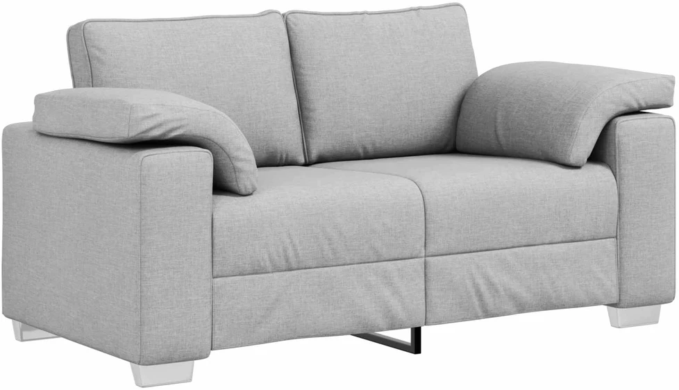 Dvivietė sofa Debesų pilka 160 cm audinys