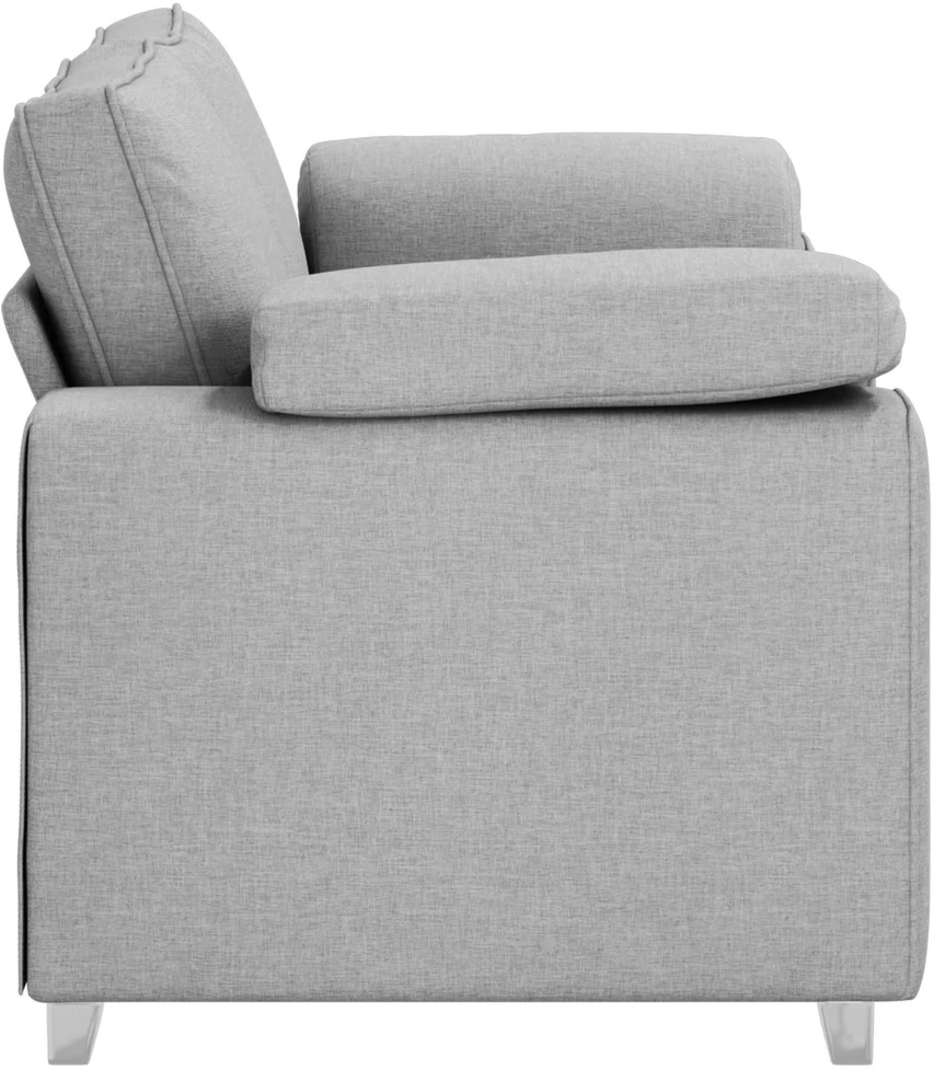 Dvivietė sofa Debesų pilka 160 cm audinys