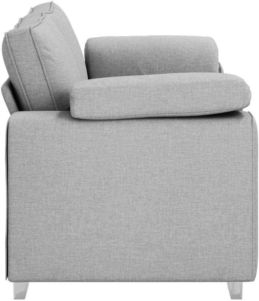 Dvivietė sofa Debesų pilka 180 cm audinys