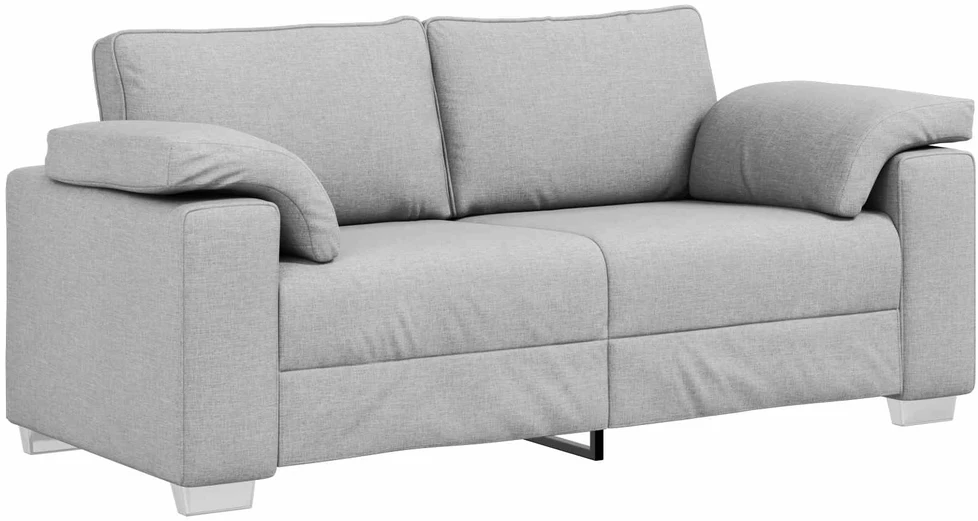 Dvivietė sofa Debesų pilka 180 cm audinys
