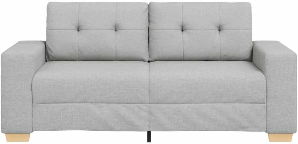 Dvivietė sofa, debesų pilka, 180x77x82 cm, audinys