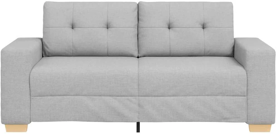 Dvivietė sofa, debesų pilka, 180x77x82 cm, audinys