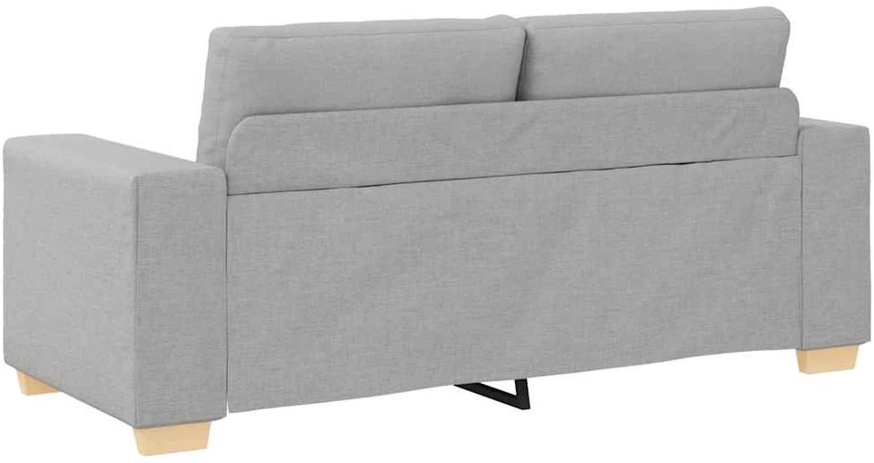 Dvivietė sofa, debesų pilka, 180x77x82 cm, audinys
