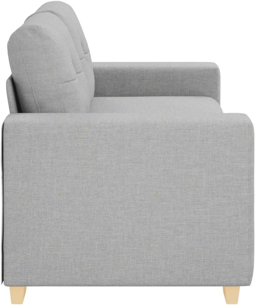 Dvivietė sofa, debesų pilka, 180x77x82 cm, audinys