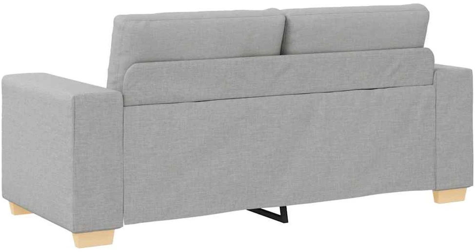 Dvivietė sofa, debesų pilka, 180x77x82 cm, audinys