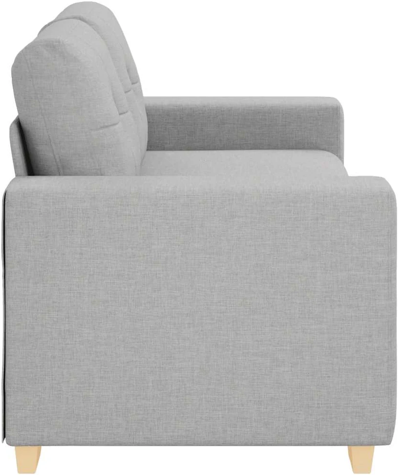 Dvivietė sofa, debesų pilka, 180x77x82 cm, audinys