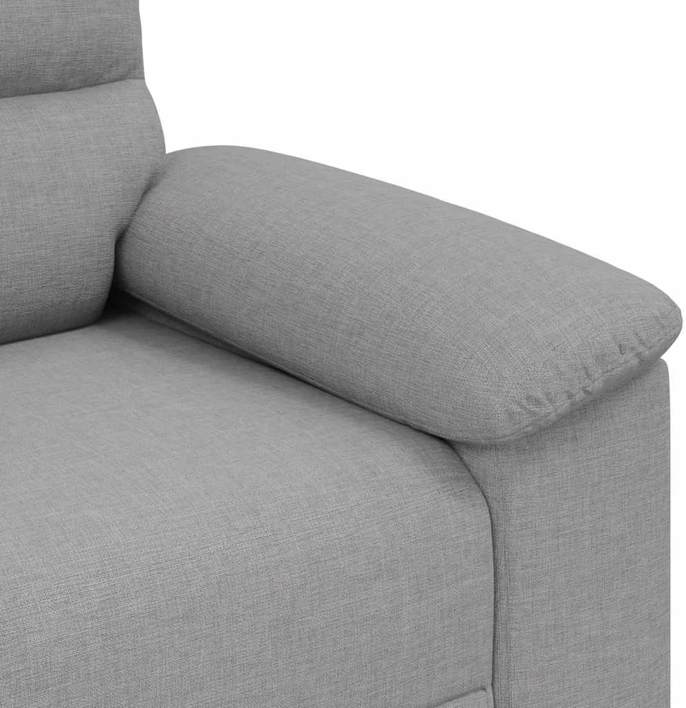 Dvivietė sofa, debesų pilka, 180x81x84 cm, audinys