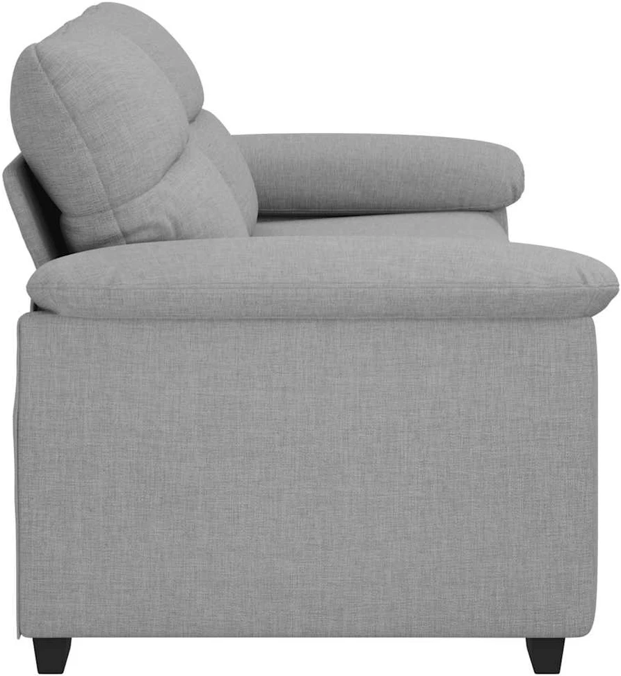 Dvivietė sofa, debesų pilka, 180x81x84 cm, audinys