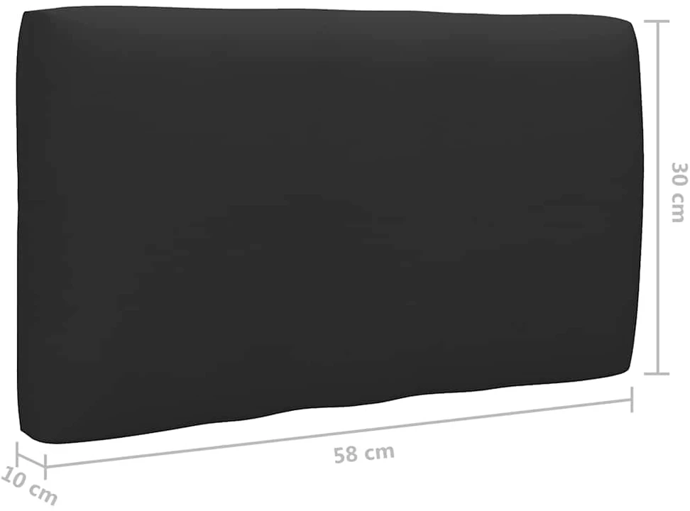 Lauko baldų komplektas Dvivietė sofa iš palečių su pagalvėlėmis, impregnuota pušis