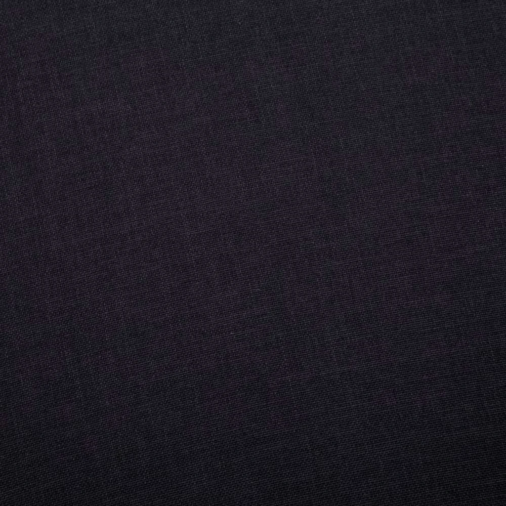 Dvivietė sofa, juoda, audinys
