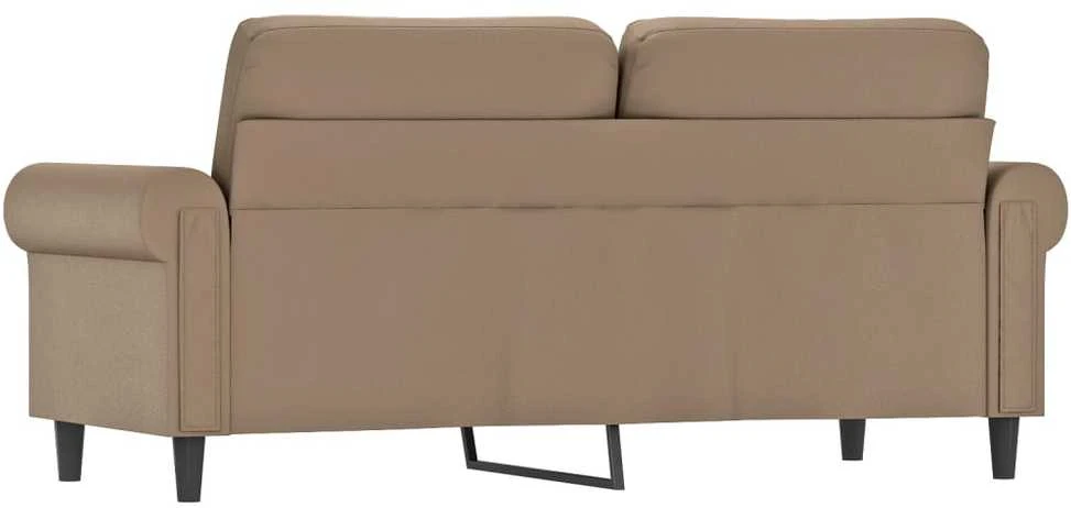 Dvivietė sofa, kapučino spalvos, 140cm, dirbtinė oda