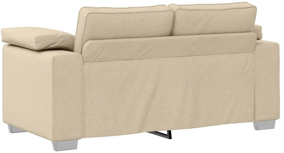 Dvivietė sofa Kreminė 160 cm audinys